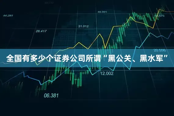 全国有多少个证券公司所谓“黑公关、黑水军”