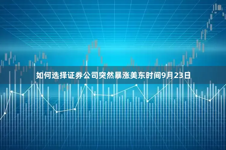 如何选择证券公司突然暴涨美东时间9月23日