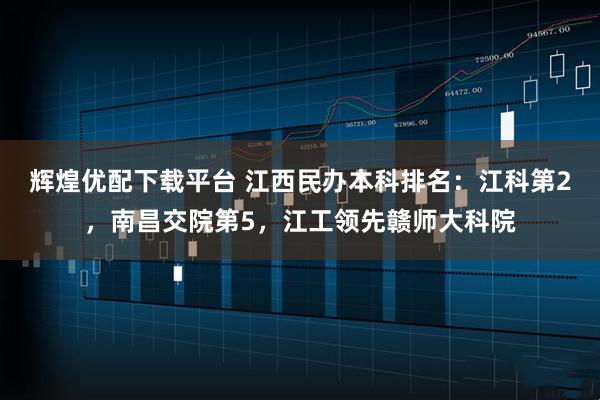 辉煌优配下载平台 江西民办本科排名：江科第2，南昌交院第5，江工领先赣师大科院